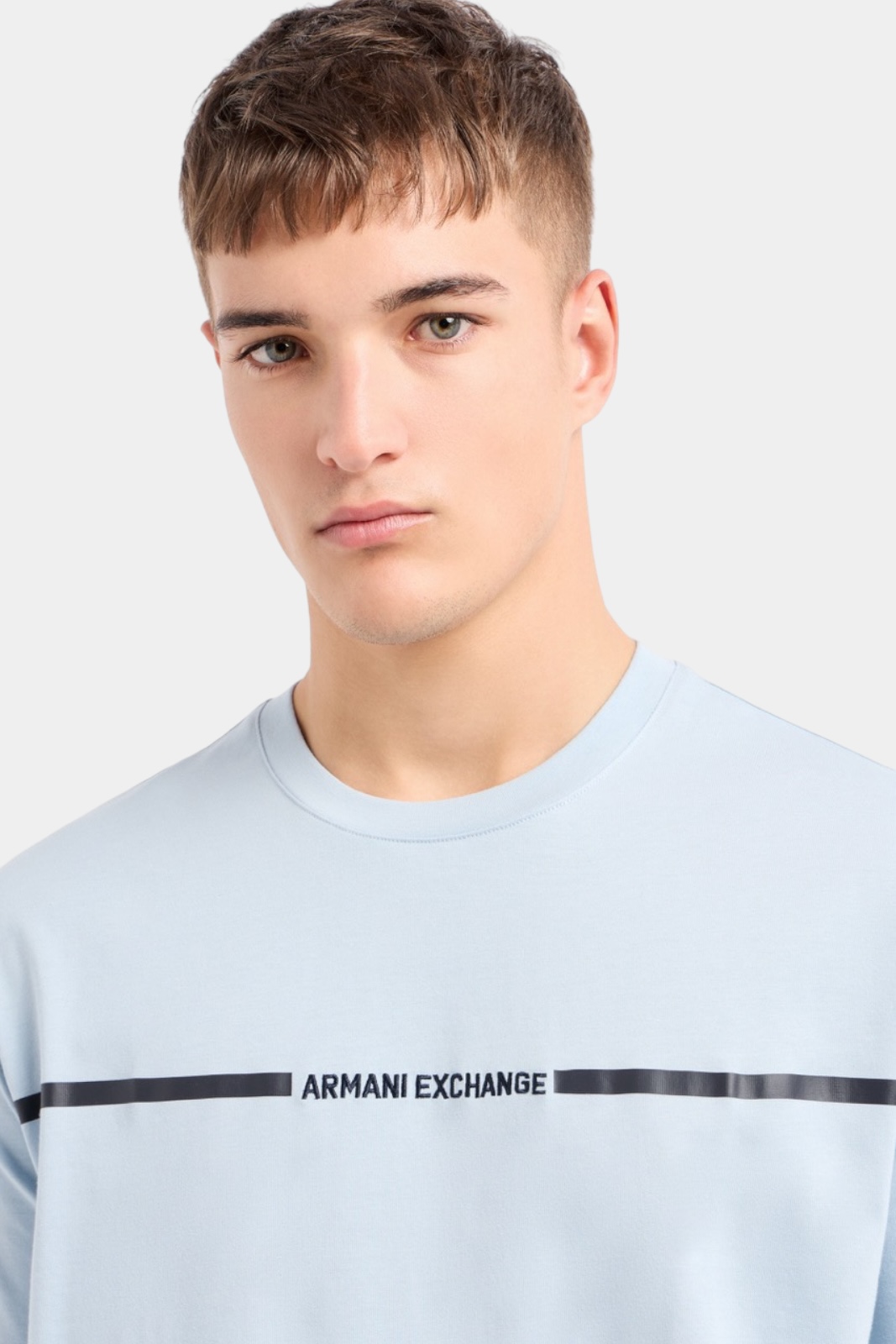 Блакитна футболка 3DZTLG ZJ9JZ 15DB Armani Exchange